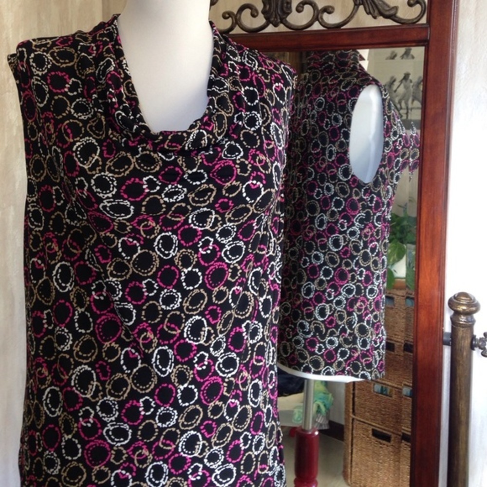 George sleeveless stretch top